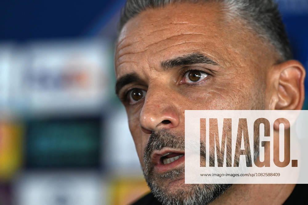 Ahead of Sporting CP - Galatasaray UEFA Champions League LISBON, PORTUGAL - SEPTEMBER 8: Sporting head coach Rui Borges and player Rui Silva answer questions during a press conference, PK, Pressekonferenz at Jose Alvalade Stadium ahead of the UEFA Champions League opening-week match between Sporting and Galatasaray in Lisbon, Portugal, on September 8, 2026. Burak Akbulut Anadolu Lizbon Portugal. Editorial use only. Please get in touch for any other usage.