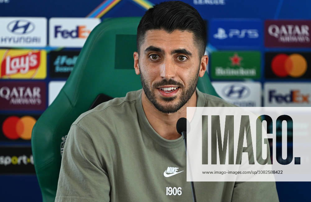 Ahead of Sporting CP - Galatasaray UEFA Champions League LISBON, PORTUGAL - SEPTEMBER 8: Sporting head coach Rui Borges and player Rui Silva answer questions during a press conference, PK, Pressekonferenz at Jose Alvalade Stadium ahead of the UEFA Champions League opening-week match between Sporting and Galatasaray in Lisbon, Portugal, on September 8, 2026. Burak Akbulut Anadolu Lizbon Portugal. Editorial use only. Please get in touch for any other usage.