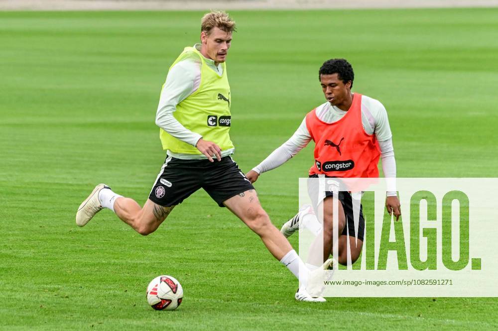 Eric Smith Joel Chima Fujita ( Pauli ) Deutschland , Hamburg , Trainingsgelände an der Kollaustrasse , Fussball , 2. Bundesliga , FC St Pauli