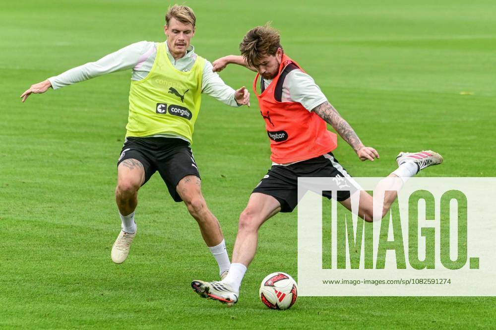 Eric Smith Connor Metcalfe ( Pauli ) Deutschland , Hamburg , Trainingsgelände an der Kollaustrasse , Fussball , 2. Bundesliga , FC St Pauli