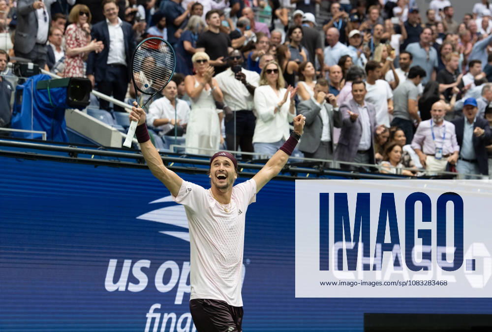 2026 US Open - Day 15 NEW YORK, NEW YORK - SEPTEMBER 13: Alexander Zverev of Germany celebrates winning the men’s singles final against Ben Shelton of the United States during the 2026 US Open - Day 15 at USTA Billie Jean King National Tennis Center on September 13, 2026 in New York, New York. New York USTA Billie Jean King National Tennis Center New York United States