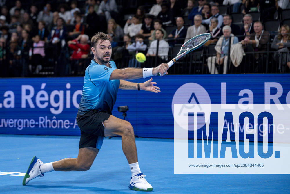TENNIS : ATP, Tennis Herren 250 - Grand Tennis AURA - Decines (France) 21 10 2026 Stan Wawrinka (SUI) vs Martin Landaluce (ESP) during the tournament of the Auvergne Rhône-Alpes Grand Prix at the LDLC Arena in Décines on October 21, 2026. Photo Sandrine Thesillat PsNewZ