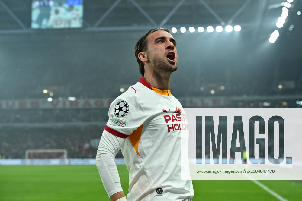 Lille v Galatasaray - UEFA Champions League LILLE, FRANCE - OCTOBER 21: Yunus Akgun of Galatasaray celebrates after a goal during UEFA Champions League match between Lille and Galatasaray at Stade Pierre-Mauroy (Pierre Mauroy Stadium) in Lille, France on October 21, 2026. Mustafa Yalcin Anadolu Lille France. Editorial use only. Please get in touch for any other usage.