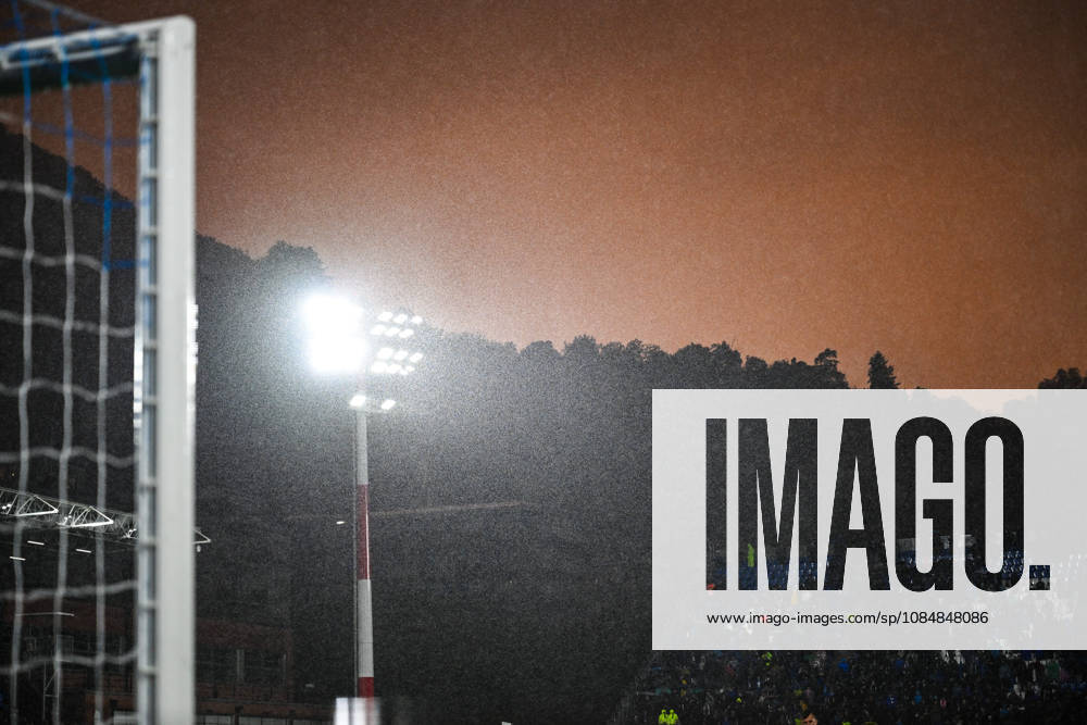 General view of Giuseppe Sinigaglia stadium in Como before the UEFA Champions League stage match Phase MD3 between Calcio Como and Manchester United, ManU Football Club at the Giuseppe Sinigaglia stadium in Como, north Italy - October 21, 2026 - Soccer.