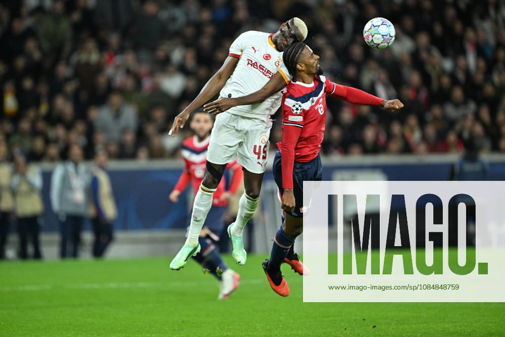 Lille LOSC v Galatasaray - UEFA Champions League LILLE, FRANCE - OCTOBER 21: Victor Osimhen (45) of Galatasaray in action during UEFA Champions League match between Lille and Galatasaray at Stade Pierre-Mauroy (Pierre Mauroy Stadium) in Lille, France on October 21, 2026. Mustafa Yalcin Anadolu Lille France. Editorial use only. Please get in touch for any other usage.