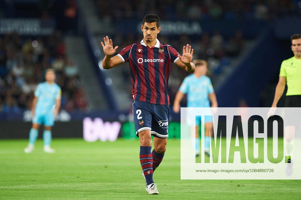 Aissa Mandi (Levante UD) during the LaLiga EA Sports match between Levante UD and Athletic Club at Estadi Ciutat de València on October 21, 2026 in Valencia, Spain. -