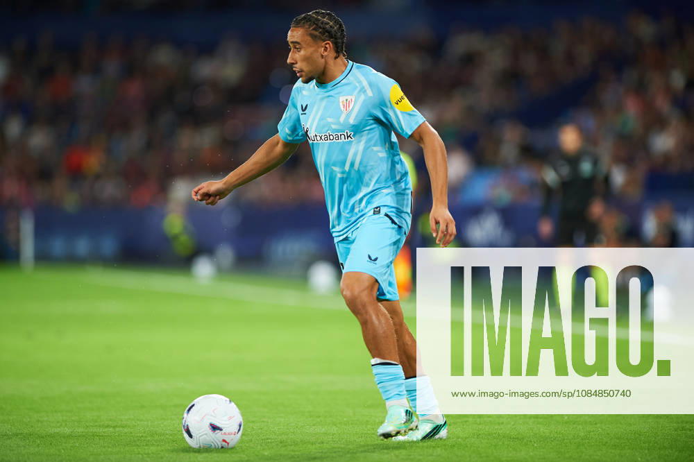 Johaneko Louis-Jean (Athletic Club) during the LaLiga EA Sports match between Levante UD and Athletic Club at Estadi Ciutat de València on October 21, 2026 in Valencia, Spain. -