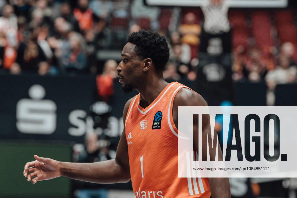 Game Day 4 of the Basketball Eurocup: Niners Chemnitz vs. Slask Wroclaw, October 21, 2026, starting at 7:00 p.m., Chemnitz, Chemnitz Arena. In Photo 01: Phlandrous Fleming Jr. Matchday 4 of the Basketball Eurocup: Niners Chemnitz vs. Slask Wroclaw, Chemnitz, Saxony, Germany