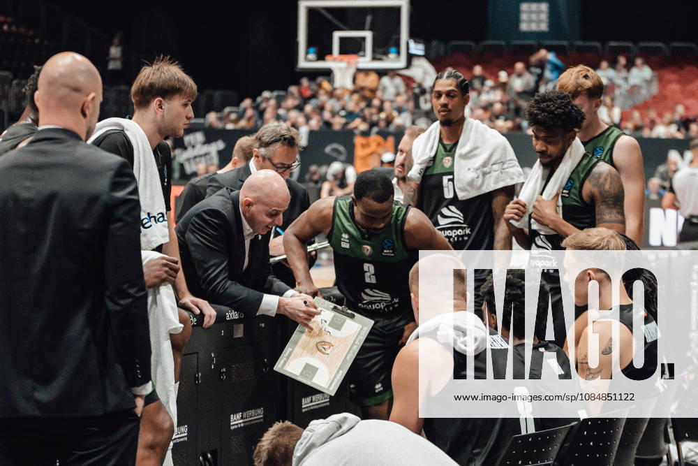 Game Day 4 of the Basketball Eurocup: Niners Chemnitz vs. Slask Wroclaw, October 21, 2026, starting at 7:00 p.m., Chemnitz, Chemnitz Arena. Pictured: Team Slask Wroclaw. Matchday 4 of the Basketball Eurocup: Niners Chemnitz vs. Slask Wroclaw, Chemnitz, Saxony, Germany