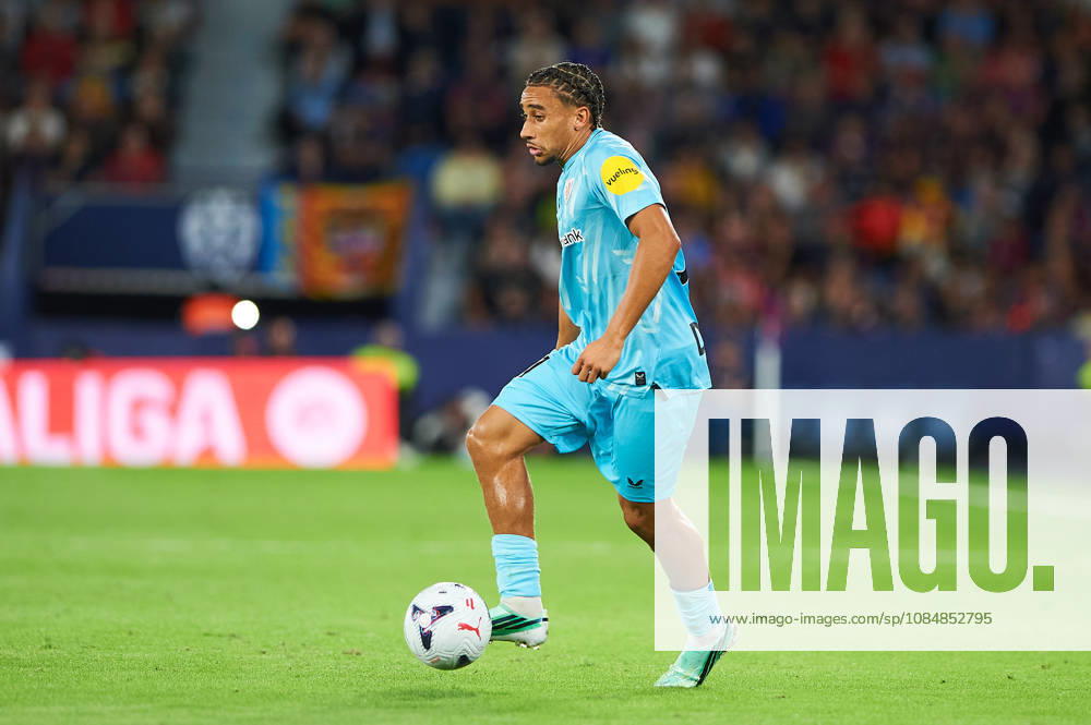 Johaneko Louis-Jean (Athletic Club) during the LaLiga EA Sports match between Levante UD and Athletic Club at Estadi Ciutat de València on October 21, 2026 in Valencia, Spain. -
