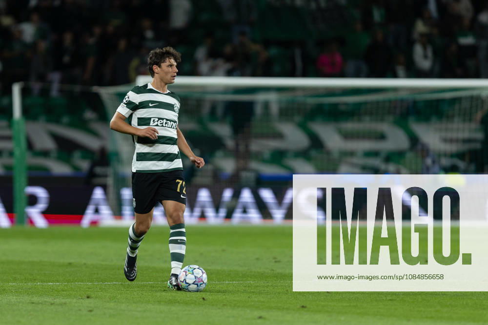 Sporting defender from Portugal EDUARDO QUARESMA (72) in action during the game for the League Phase for the UEFA Champions League between Sporting and LASK Linz at Estadio Jose de Alvalade Soccer 2026: Sporting Vs LASK Linz - ZUMAs359 20261021_zsp_s359_007