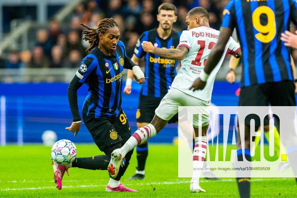Djed Spence seen during UEFA Champions League 2026 27 league phase game between Internazionale Milano and FC Shakhtar Donetsk (Gleb Soboliev Ball Raw Images) Milan San Siro Italy
