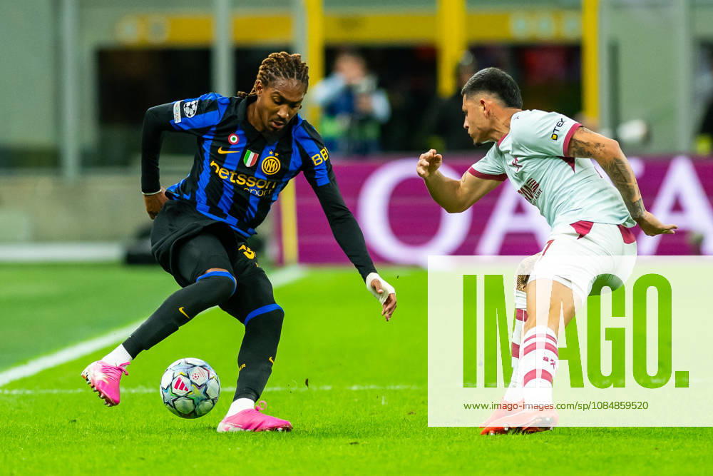 Djed Spence seen during UEFA Champions League 2026 27 league phase game between Internazionale Milano and FC Shakhtar Donetsk (Gleb Soboliev Ball Raw Images) Milan San Siro Italy