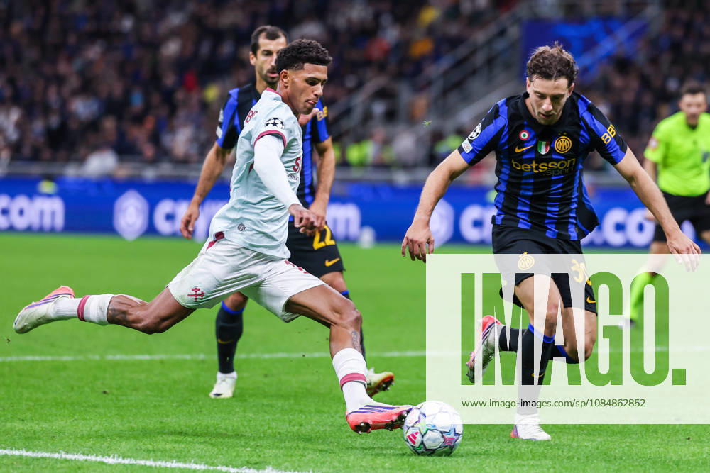 Vinicius Tobias of FC Shakhtar Donetsk seen in action during UEFA Champions League 2026 27 League Phase - Matchday 3 football match between FC Internazionale and FC Shakhtar Donetsk. Italy