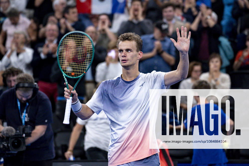 TENNIS : ATP, Tennis Herren 250 - Grand Prix Tennis AURA - Decines (France) 22 10 2026 Valentin Vacherot lost in three sets to Luca Van Assche during the tournament of the Auvergne Rhône-Alpes Grand Prix at the LDLC Arena in Décines on October 22, 2026. Photo Sandrine Thesillat PsNewZ