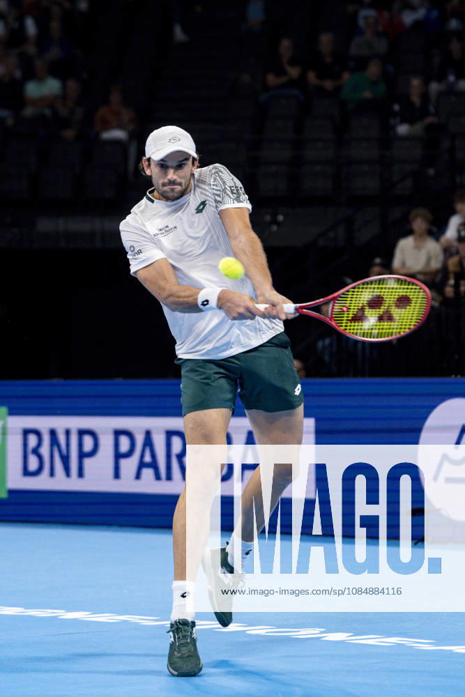 TENNIS : ATP, Tennis Herren 250 - Grand Prix Tennis AURA - Decines (France) 22 10 2026 Valentin Vacherot lost in three sets to Luca Van Assche during the tournament of the Auvergne Rhône-Alpes Grand Prix at the LDLC Arena in Décines on October 22, 2026. Photo Sandrine Thesillat PsNewZ