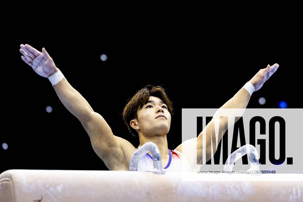 ROTTERDAM - Shinnosuke Oka (JPN) during the All-Around final at the World Gymnastics Championships in Rotterdam Ahoy. IRIS VAN DEN BROEK ANP ANPxSportx IVx 573289269 originalFilename: 573289269