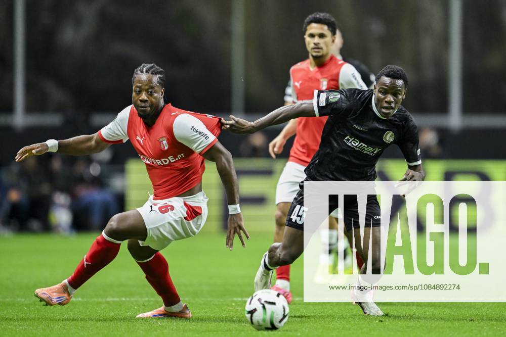 SC Braga v KAA Gent - UEFA Conference League BRAGA, PORTUGAL - OCTOBER 22 : Goore Hyllarion Bi forward of KAA Gent in action during the UEFA Conference League 2026 27 League Phase matchday 2 match between SC Braga and KAA Gent on October 22, 2026 in Braga, Portugal, 22 10 2026 Braga Portugal
