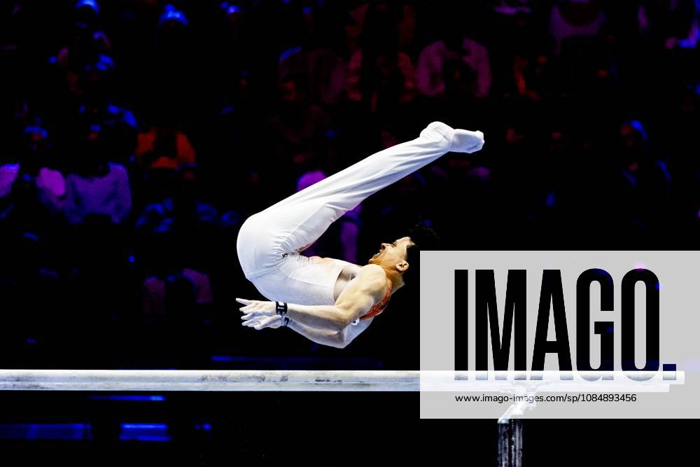ROTTERDAM - Jermain Gruenberg (NED) during the All-Around final at the World Gymnastics Championships in Rotterdam Ahoy. IRIS VAN DEN BROEK ANP ANPxSportx IVx 573295206 originalFilename: 573295206