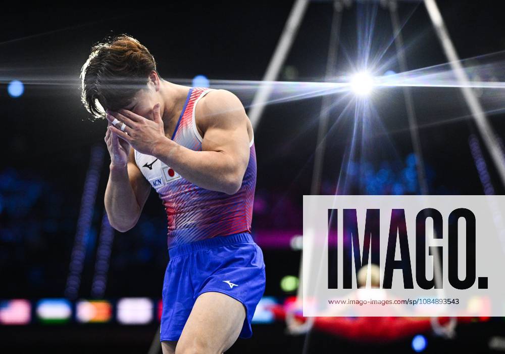 Netherlands Artistic Gymnastics World Championships 9270859 22.10.2026 Japan s Shinnosuke Oka reacts after falling as he competes on the vault during the men s team final at the 2026 World Artistic Gymnastics Championships in Rotterdam, the Netherlands. Alexey Filippov Sputnik Rotterdam Netherlands