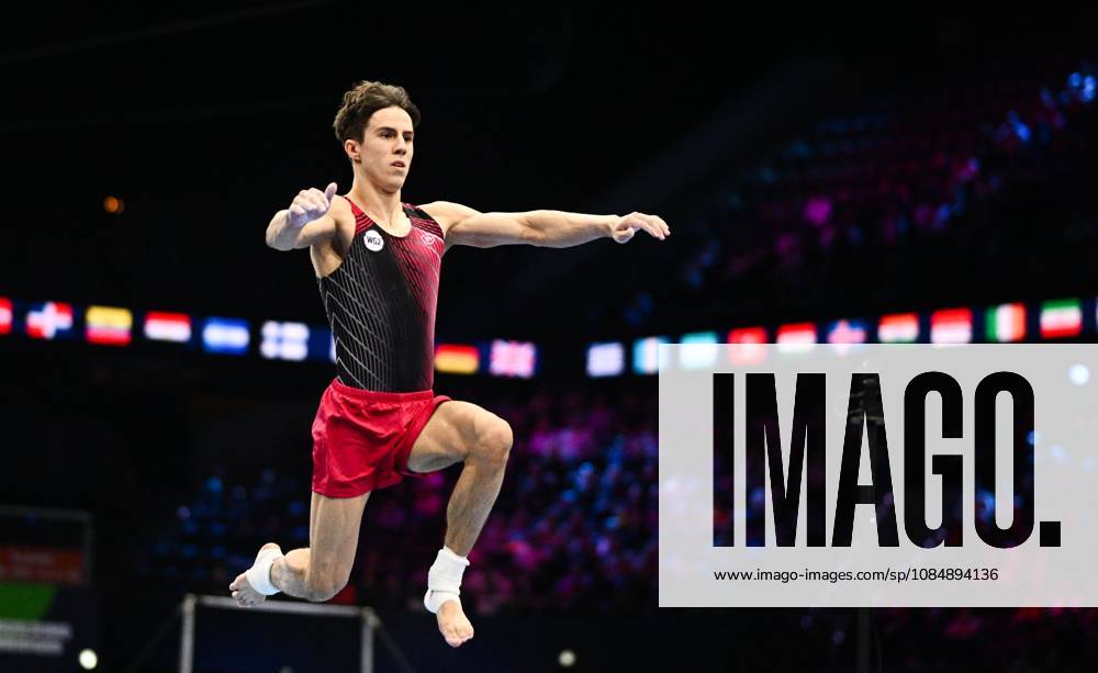 Netherlands Artistic Gymnastics World Championships 9270867 22.10.2026 Arsenii Dukhno of Team World Gymnastics Neutral Athletes 2 competes in the floor exercise during the men s team final at the 2026 World Artistic Gymnastics Championships in Rotterdam, the Netherlands. Alexey Filippov Sputnik Rotterdam Netherlands