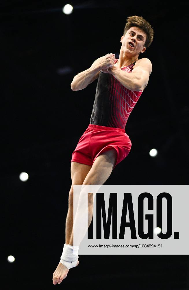 Netherlands Artistic Gymnastics World Championships 9270870 22.10.2026 Arsenii Dukhno of Team World Gymnastics Neutral Athletes 2 competes in the floor exercise during the men s team final at the 2026 World Artistic Gymnastics Championships in Rotterdam, the Netherlands. Alexey Filippov Sputnik Rotterdam Netherlands