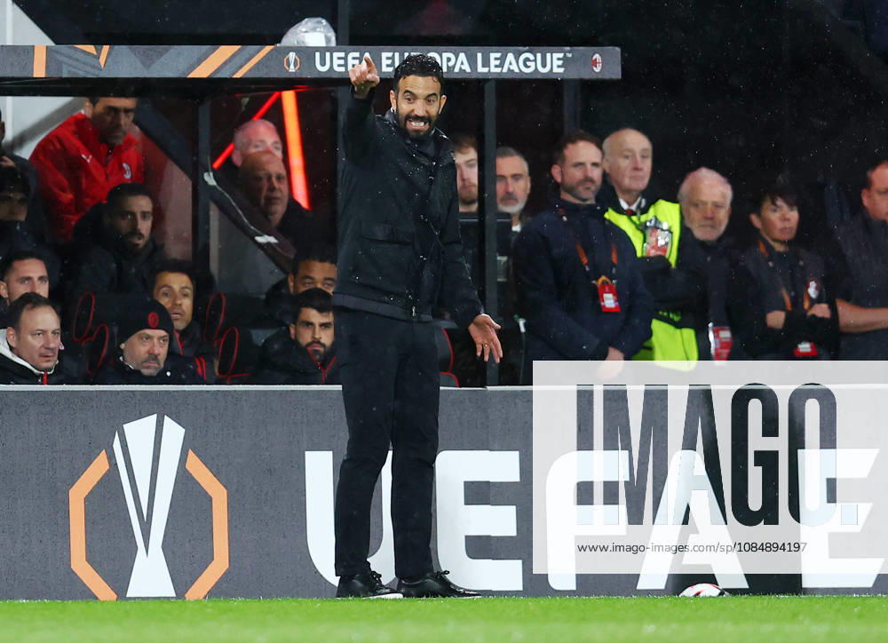 Bournemouth, England, 22nd October 2026. Ruben Amorim manager of AC Milan during the AFC Bournemouth vs AC Milan UEFA Europa League match at the Vitality Stadium, Bournemouth. Picture credit should read: Paul Terry Sportimage . SPI_027_PT_Bournmouthmouth_AC_Milan SPI-5092-0033
