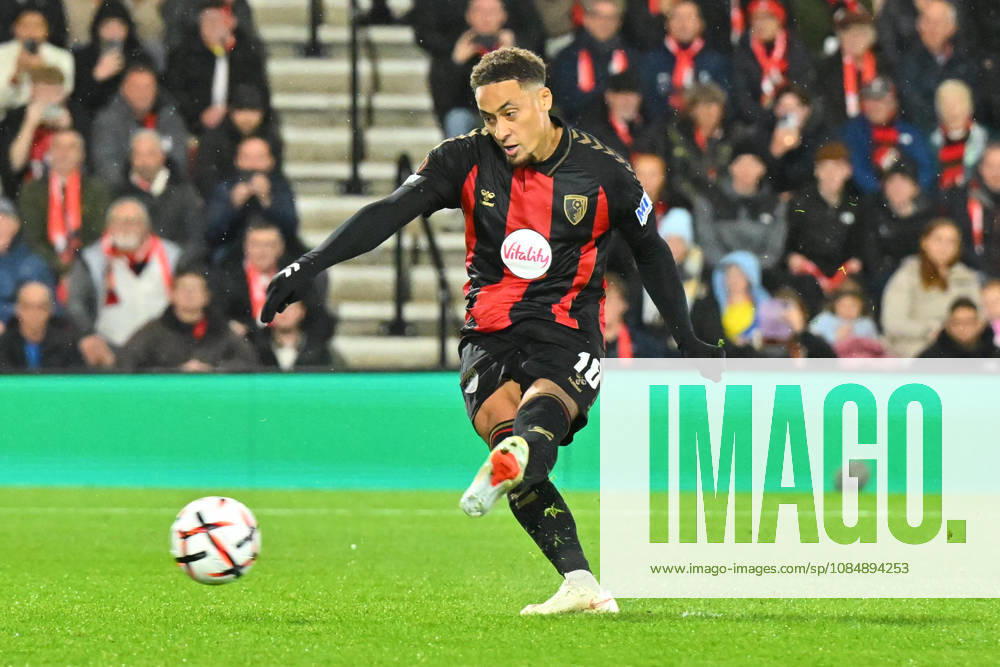 Bournemouth v AC Milan, Europa League Goal 2-0 - Marcus Tavernier (16) of AFC Bournemouth scores the second goal from the penalty spot during the Europa League match between Bournemouth and AC Milan at the Vitality Stadium, Bournemouth, UK on 22 October 2026. Bournemouth Vitality Stadium Dorset UK Editorial use only ,