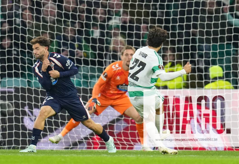 Celtic midfielder Mika Baur scores to give Celtic a 1-0 lead Celtic v Celta Vigo, UEFA Europa League, Football, Celtic Park, Glasgow, Scotland, UK - 22 Oct 2026Glasgow Celtic Park Scotland United Kingdom