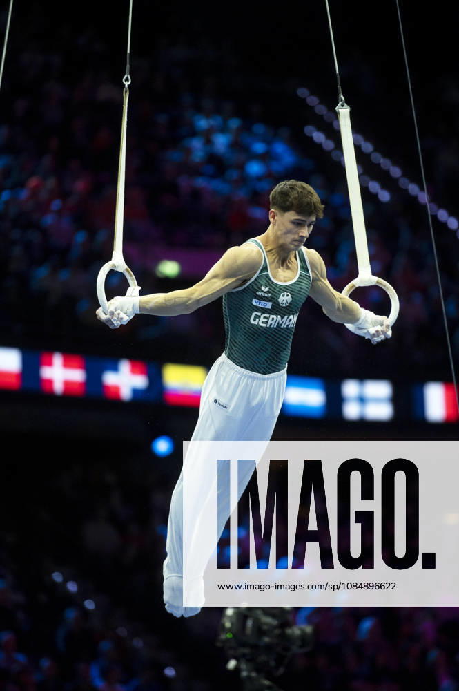 Rotterdam The Netherlands 22nd October 2026 World Championships artistic gymnastics. Mens allround competition Timo Eder (GER) finishes 14th Rings