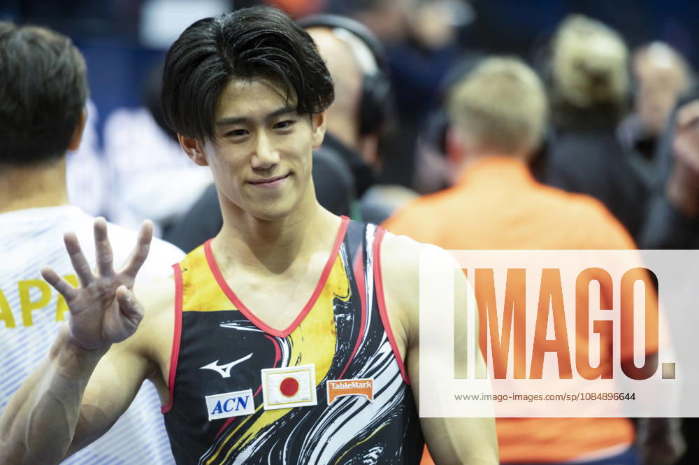 Rotterdam The Netherlands 22nd October 2026 World Championships artistic gymnastics. Mens allround competition Winner Daiki Hashimoto (JPN) happy with victory