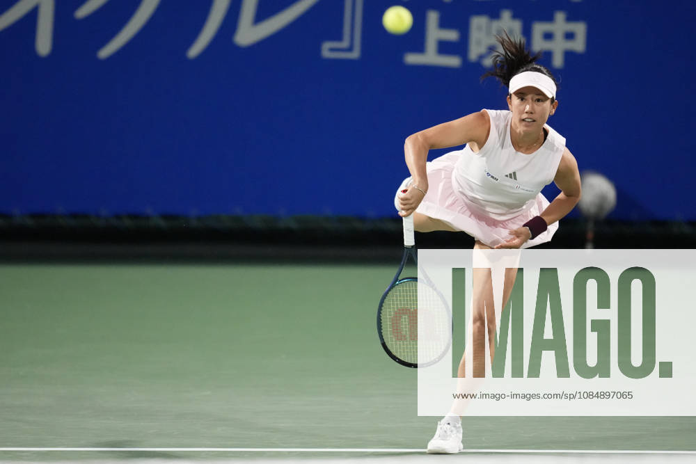 WTA, Tennis Damen Kinoshita Group Japan Open - Day 4 Miyu Kato of Japan plays with partner Hao-Ching Chan of Chinese Taipei during their semi-final doubles match against Jesika Maleckova and Miriam Skoch of the Czech Republic at the 2026 Kinoshita Group Japan Open Women s tennis tournament at Utsubo Tennis Center in Osaka, Japan, on October 22, 2026. Osaka Japan