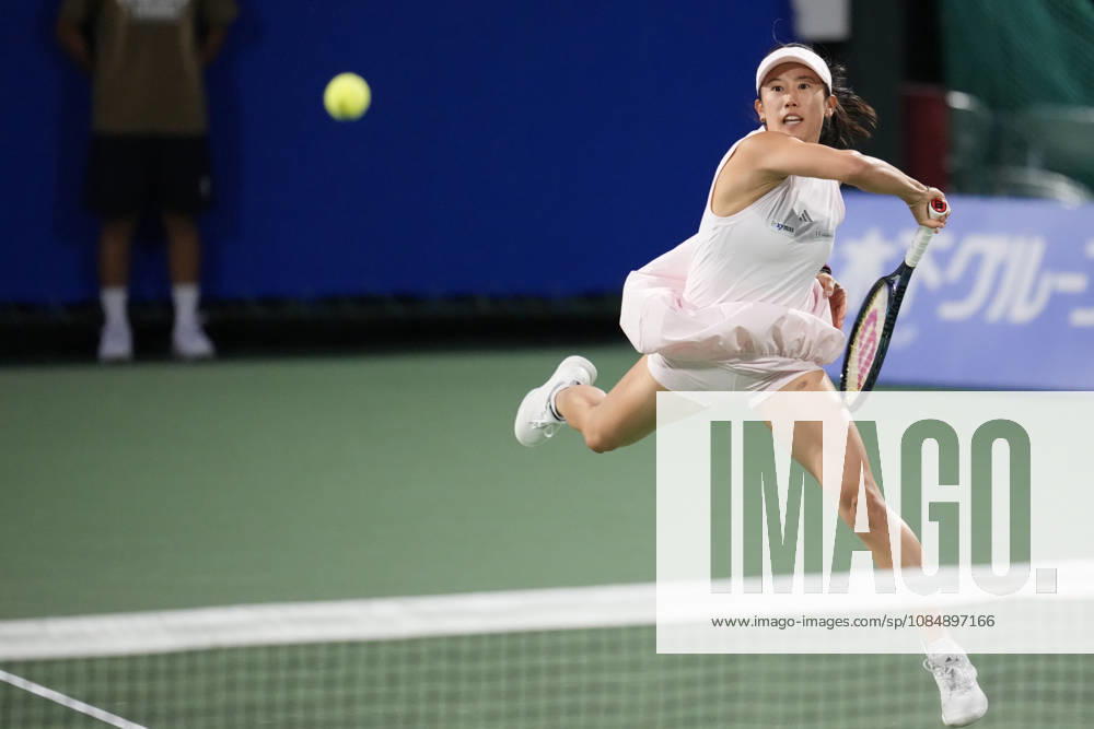 WTA, Tennis Damen Kinoshita Group Japan Open - Day 4 Miyu Kato of Japan plays with partner Hao-Ching Chan of Chinese Taipei during their semi-final doubles match against Jesika Maleckova and Miriam Skoch of the Czech Republic at the 2026 Kinoshita Group Japan Open Women s tennis tournament at Utsubo Tennis Center in Osaka, Japan, on October 22, 2026. Osaka Japan