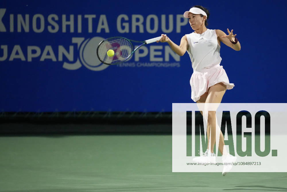 WTA, Tennis Damen Kinoshita Group Japan Open - Day 4 Miyu Kato of Japan plays with partner Hao-Ching Chan of Chinese Taipei during their semi-final doubles match against Jesika Maleckova and Miriam Skoch of the Czech Republic at the 2026 Kinoshita Group Japan Open Women s tennis tournament at Utsubo Tennis Center in Osaka, Japan, on October 22, 2026. Osaka Japan