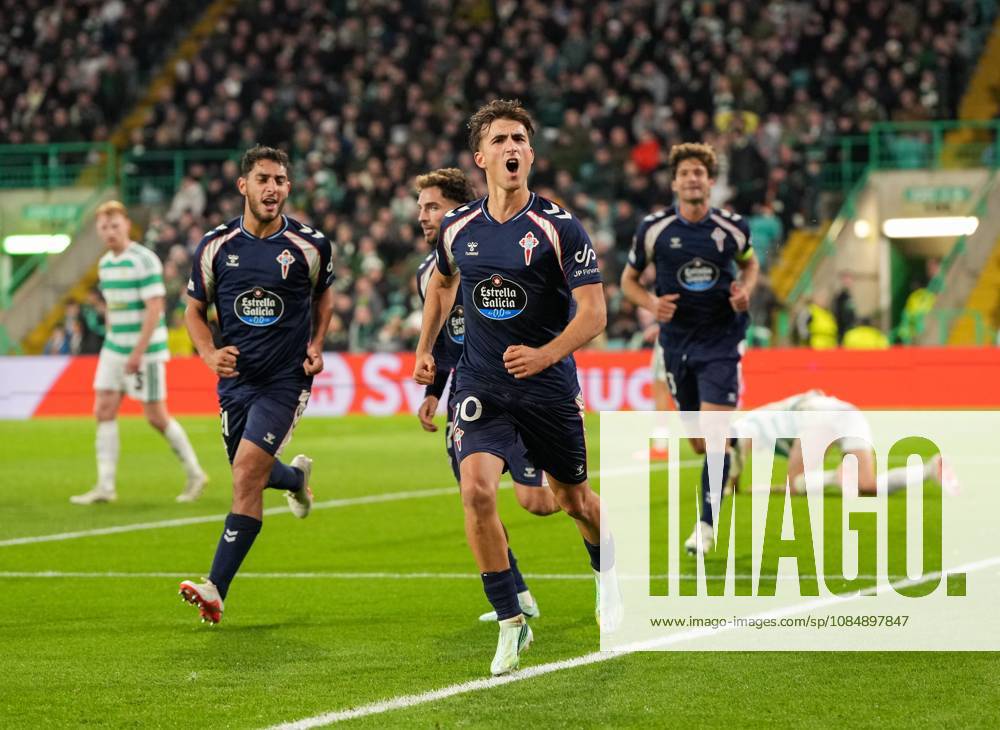 Javi Rodriguez of Celta Vigo celebrates scoring to tie the game 1-1 Celtic v Celta Vigo, UEFA Europa League, Football, Celtic Park, Glasgow, Scotland, UK - 22 Oct 2026Glasgow Celtic Park Scotland United Kingdom