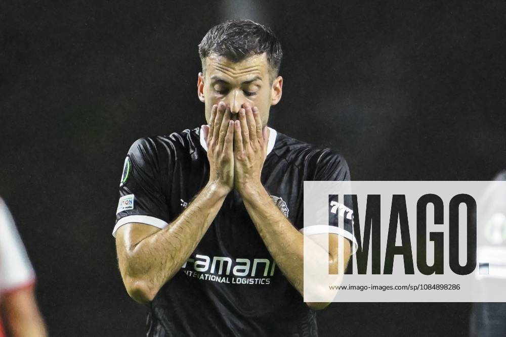 SC Braga v KAA Gent - UEFA Conference League BRAGA, PORTUGAL - OCTOBER 22 : Benes Laszlo midfielder of KAA Gent looking dejected after an opponent s goal during the UEFA Conference League 2026 27 League Phase matchday 2 match between SC Braga and KAA Gent on October 22, 2026 in Braga, Portugal, 22 10 2026 Braga Portugal