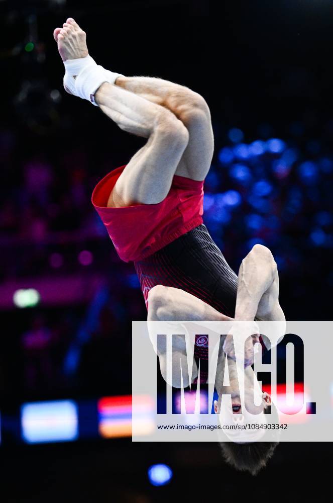 Netherlands Artistic Gymnastics World Championships 9271000 22.10.2026 Arsenii Dukhno of Team World Gymnastics Neutral Athletes 2 competes in the floor exercise during the men s all-around final at the 2026 World Artistic Gymnastics Championships in Rotterdam, the Netherlands. Alexey Filippov Sputnik Rotterdam Netherlands