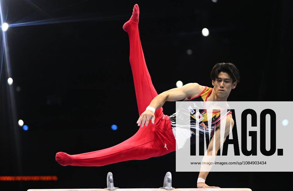 Netherlands Artistic Gymnastics World Championships 9271011 22.10.2026 Japan s Daiki Hashimoto competes on the pommel horse during the men s all-around final at the 2026 World Artistic Gymnastics Championships in Rotterdam, the Netherlands. Alexey Filippov Sputnik Rotterdam Netherlands