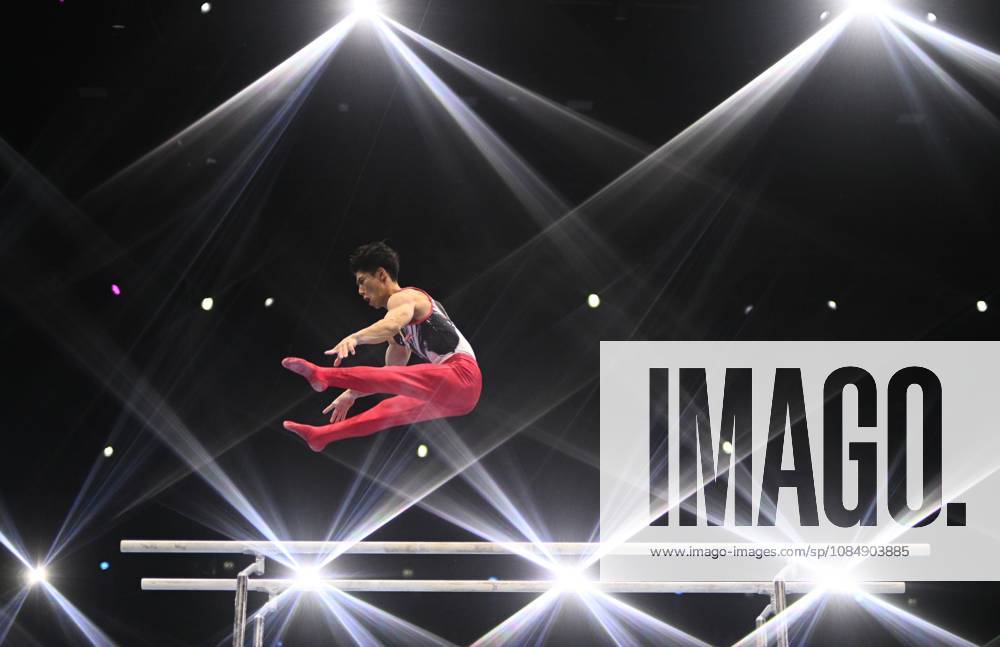Netherlands Artistic Gymnastics World Championships 9271037 22.10.2026 Japan s Daiki Hashimoto competes on the parallel bars during the men s all-around final at the 2026 World Artistic Gymnastics Championships in Rotterdam, the Netherlands. Alexey Filippov Sputnik Rotterdam Netherlands