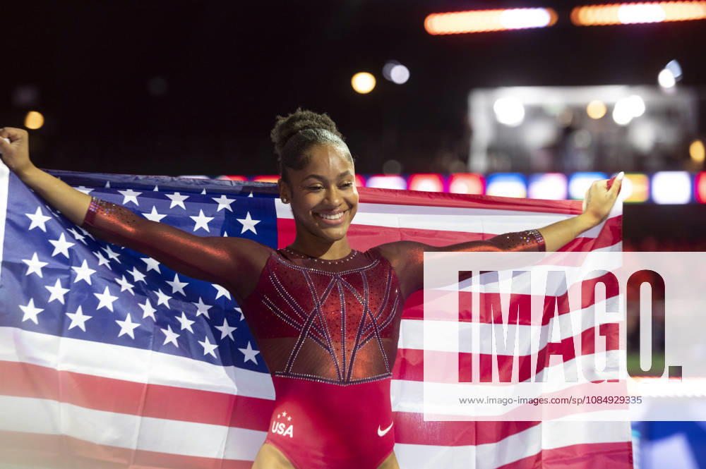 Rotterdam The Netherlands 23rd October 2026 World Championships artistic gymnastics. Womens allround competition Skye Blakely (USA) wins gold