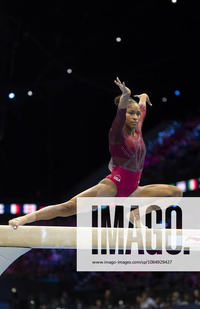 Rotterdam The Netherlands 23rd October 2026 World Championships artistic gymnastics. Womens allround competition Skye Blakely (USA) wins gold