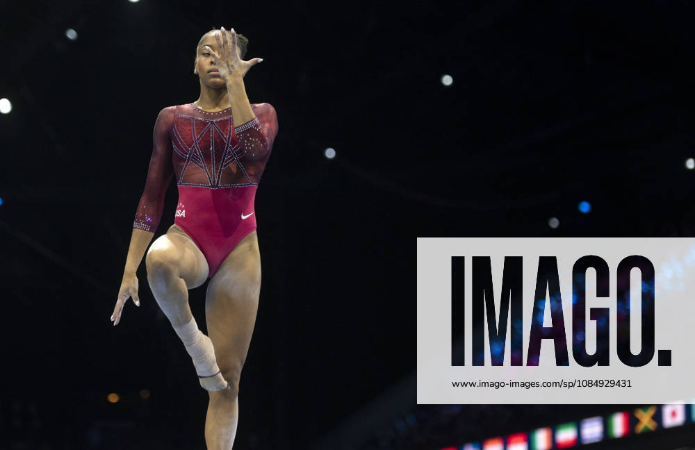 Rotterdam The Netherlands 23rd October 2026 World Championships artistic gymnastics. Womens allround competition Skye Blakely (USA) wins gold