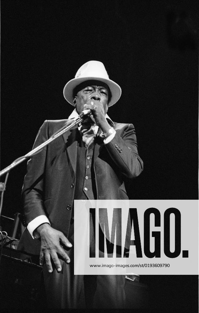 John Lee Hooker, Royal Festival Hall, London, 1988. Artist: Brian O Connor.