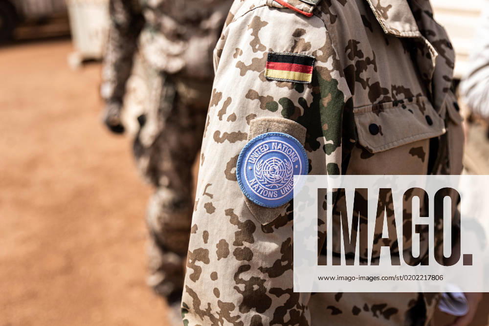 Soldiers of the Bundeswehr at the airport of Gao, 02 02 2023 Gao Mali