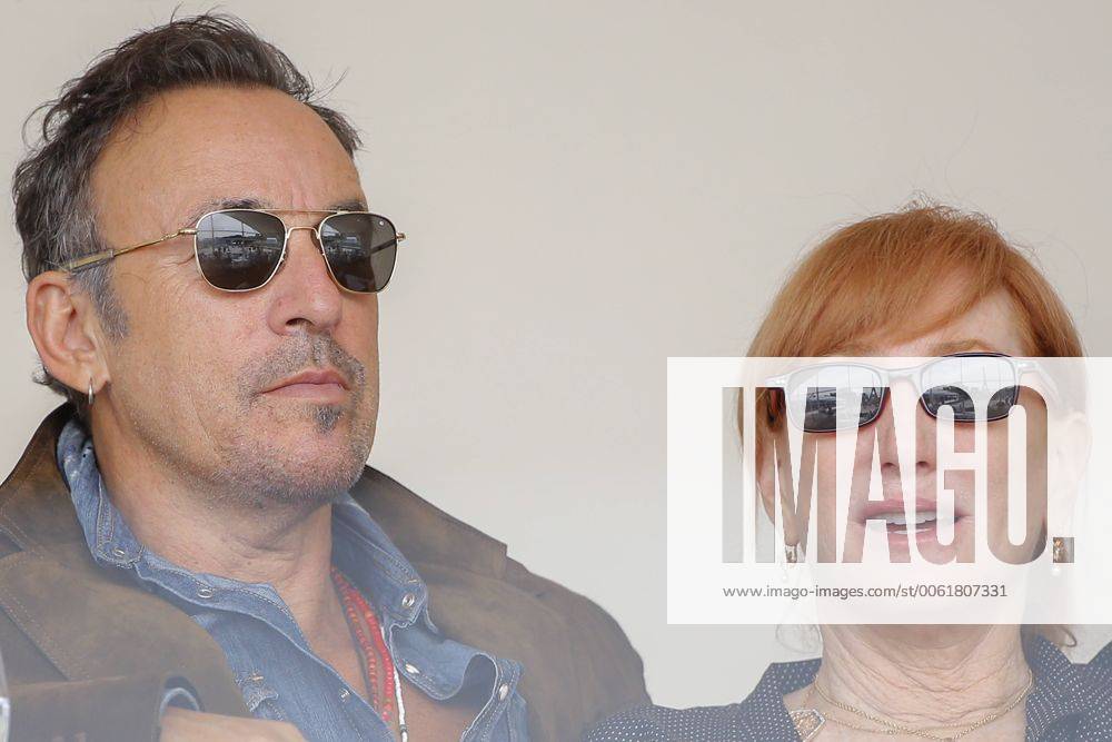 Bruce Springsteen und Ehefrau Patti Scialfa - Pferdesport : Paris Eiffel Jumping - 04 07 2014 StephaneAllaman Panoramic
