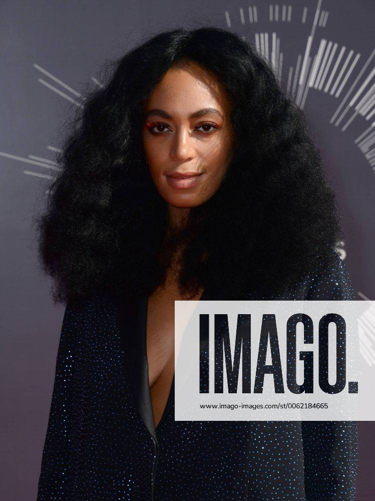 Musician Solange Knowles arrives at the 2014 MTV Video Music Awards at the Forum in Inglewood, California on August 24, 2014. LAP20140824557