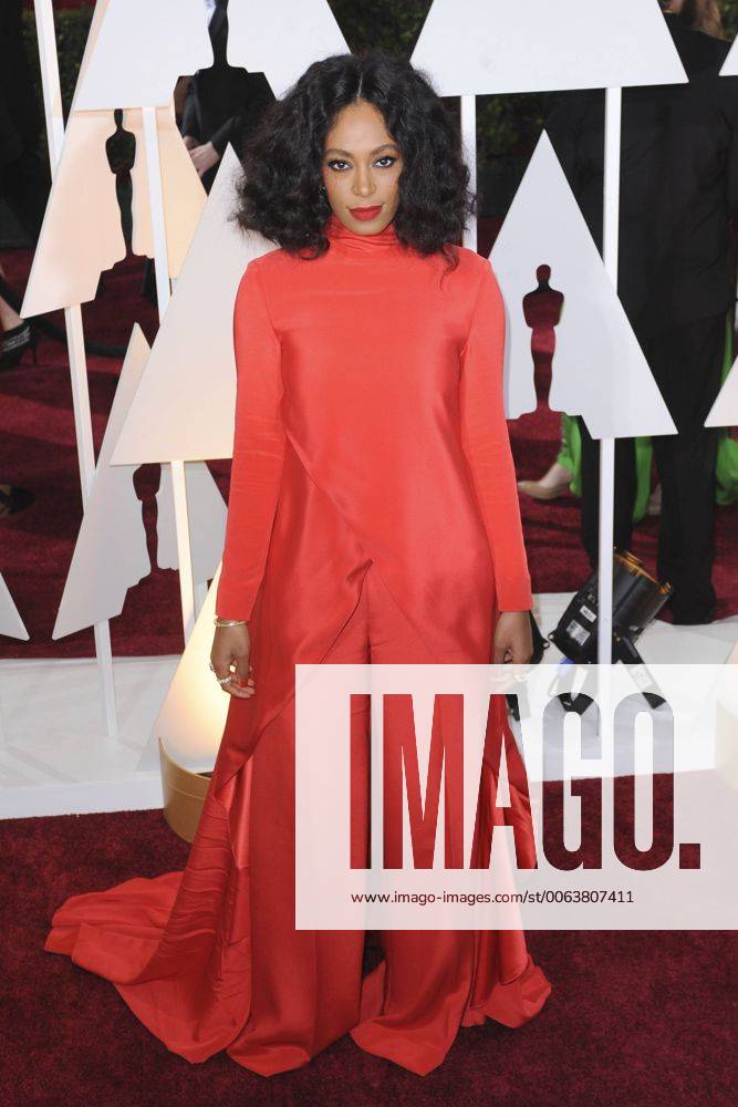 Solange Knowles 87TH ANNUAL ACADEMY AWARDS: ARRIVALS Hollywood Patrick Rideaux PicturePerfect