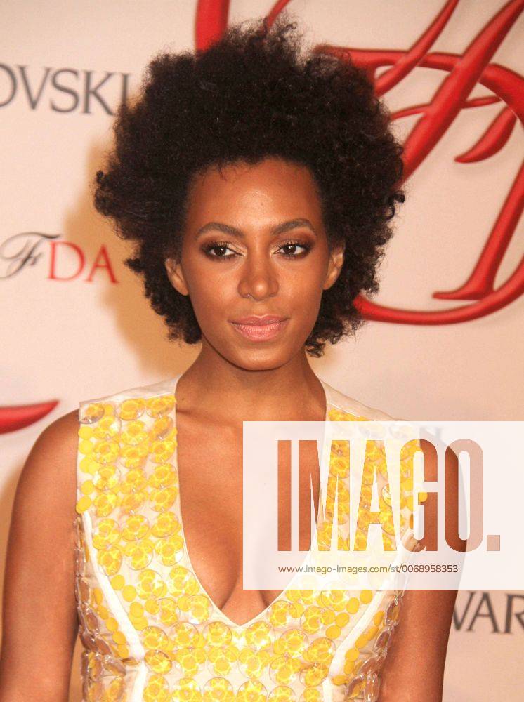 New York, New York, U.S. - Singer SOLANGE KNOWLES attends the 2012 CFDA Fashion Awards held at Alice Tully Hall at Lincoln Center. - ZUMAk03_