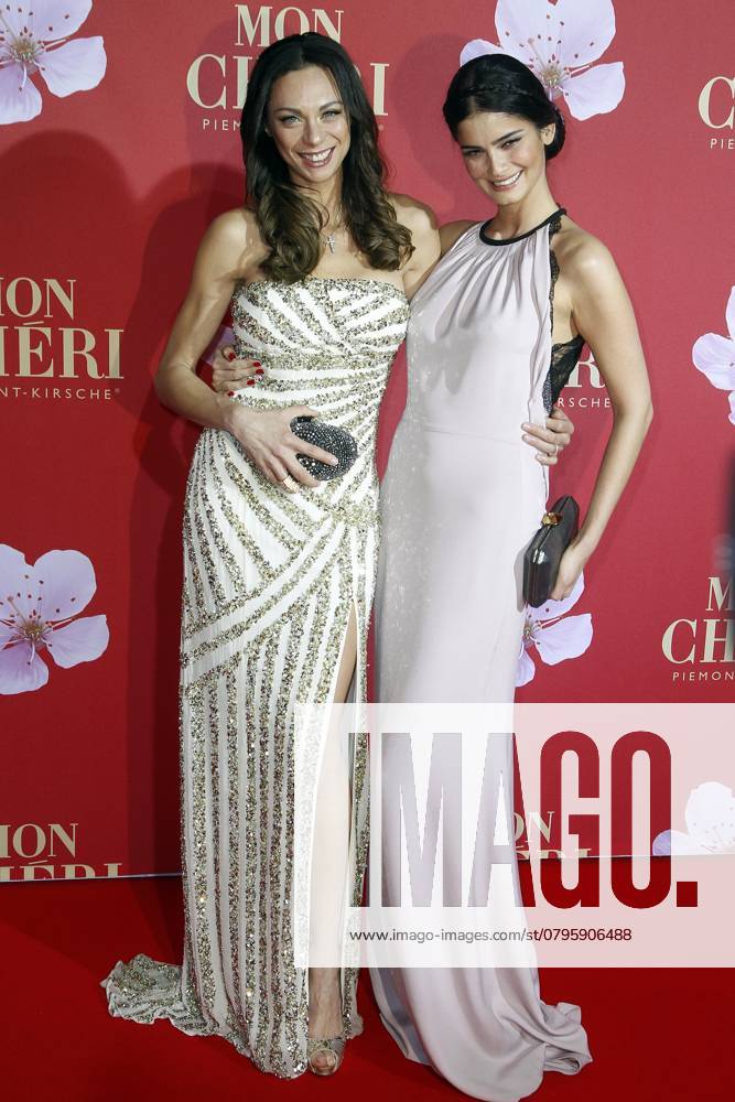 Lilly Becker und Shermine Shahrivar beim Mon Cheri - BARBARA Tag 2012 in Muenchen, Roter Teppich, Bayern Deutschland, Germany