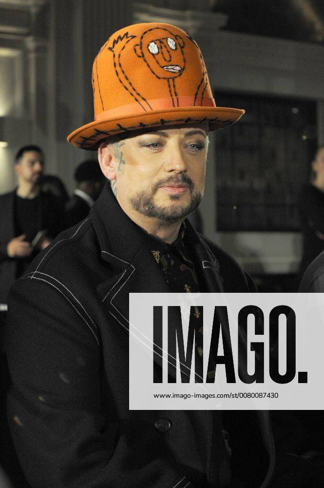 Boy George attends the Vin & Omi London Fashion Week showcase at Andaz in London. SEPTEMBER 11th 2017 TSTx172061